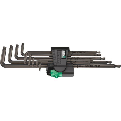  Winkelschlüssel für TORX®-Schrauben 967/9 TX XL 1 Winkelschlüsselsatz, lang, 9-teilig 12452680