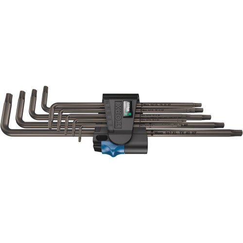  Winkelschlüssel für TORX®-Schrauben 967/9 TX XL HF 1 Winkelschlüsselsatz mit Haltefunktion, lang, 9-teilig 12452670