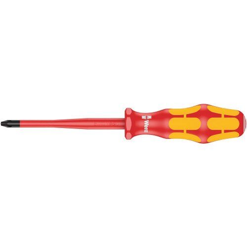  Kraftform Plus – Serie 100 VDE 162 iSS PH VDE-isolierter Kreuzschlitz-Schraubendreher mit reduziertem Klingen- und Griffdurchmesser, PH 2 x 100 mm 12453040