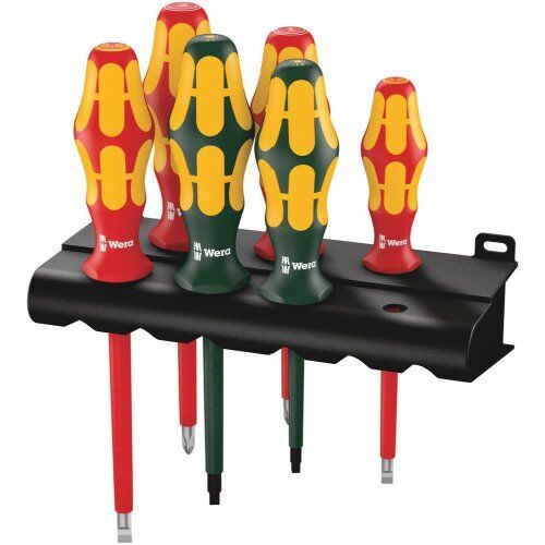  Kraftform Plus – Serie 100 VDE 160 i/168 i/6 Schraubendrehersatz Kraftform Plus Serie 100 + Rack, 6-teilig 12453063