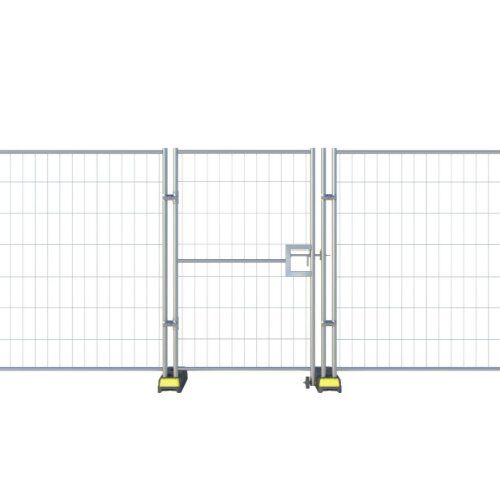  Mobilzaun-Tore Fußgängertor ST Euro mit Schlosskasten 1268x2025x40 mm 12457614