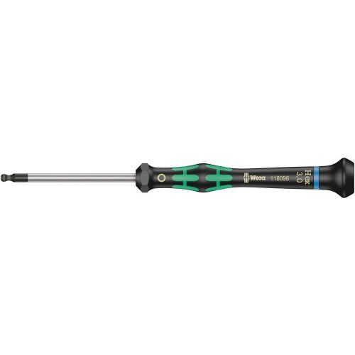  Serie Kraftform Micro 2052 Elektroniker-Sechskant-Kugelkopfschraubendreher, 3 x 60 mm 12452598