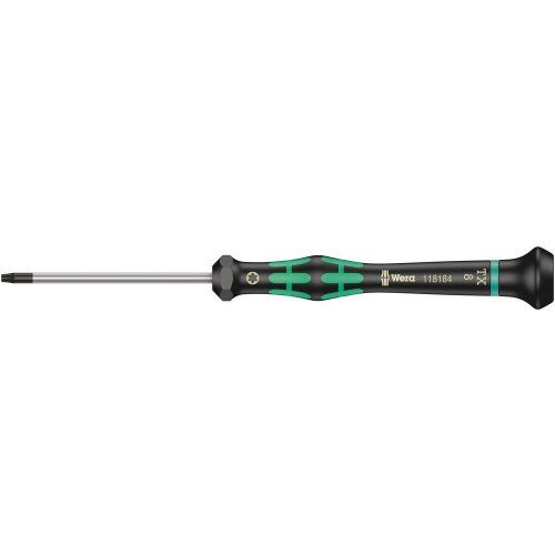 Serie Kraftform Micro 2067 Elektroniker-TORX HF-Schraubendreher mit Haltefunktion, TX 9 x 60 mm 12452500