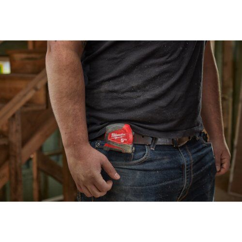  PRO compact Milwaukee Bandmaß Pro-Compact 5 m nicht-magnetisch, 25 mm breites Band 12428368