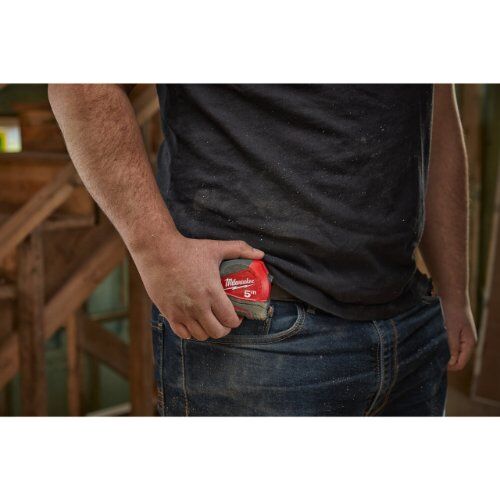 PRO compact Milwaukee Bandmaß Pro-Compact 5 m nicht-magnetisch, 25 mm breites Band 12428368