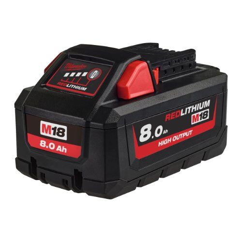  Akkus Milwaukee Akku Pack 18 V/8,0 Ah Li-Ion M18 HB8, 1 Akku, im Karton 12428227