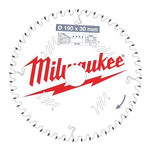  Holz Milwaukee Kreissägeblätter für Handkreissägen 190/30 Z48 Wechselzahn 12428340