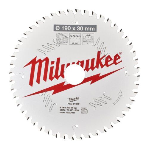  Holz Milwaukee Kreissägeblätter für Handkreissägen 190/30 Z48 Wechselzahn 12428340