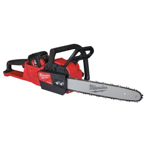  Kettensägen Milwaukee Akku Kettensäge M18 FCHS-121, 40 cm Schwert, incl. Akku und Schnellladegerät, Zubehör, im Karton 12428209