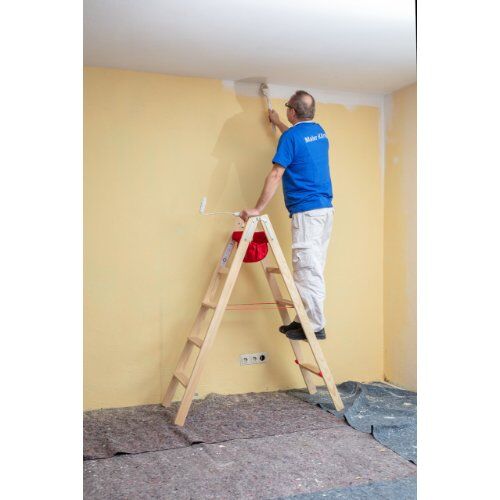  Stufen- und Plattformleitern Hymer Holz-Stufenstehleiter, beidseitig begehbar, 2x12 Stufen, Länge 3,48 m 12378550