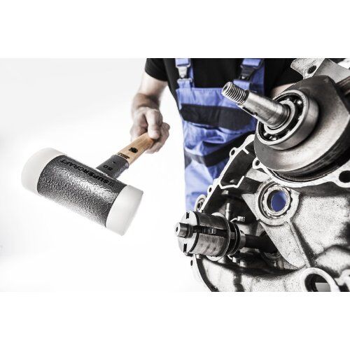  SUPERCRAFT-Schonhämmer ‒ mit schwingungsdämpfendem, ergonomisch geformtem und lackiertem Hickorystiel SUPERCRAFT-Schonhammer, rückschlagfrei, 
mit Hickorystiel,
Ø 45,
Nylon 12404343
