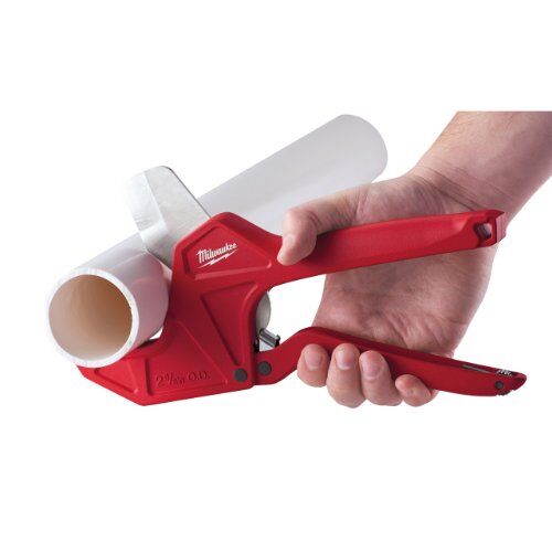  Kunststoffsägen und Schneider Milwaukee Kunststoffrohrschneider 63 mm mit Ratschenfunktion 12428440