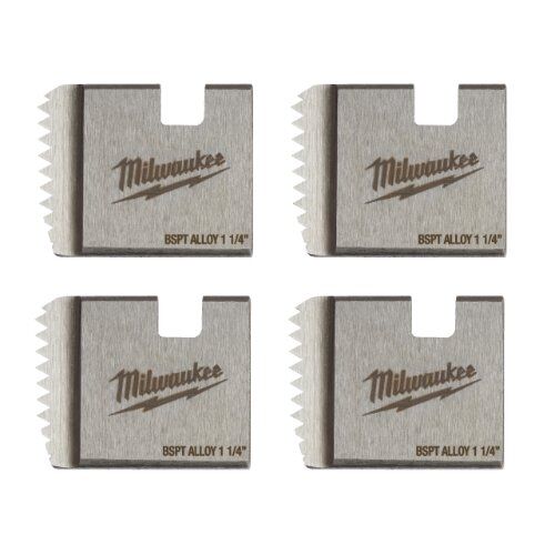  Elektrowerkzeug Systemzubehör Gewindeschneidkluppen Milwaukee Gewindeschneideisen BSPT 1-1/4" 12465535