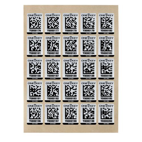  ONE-KEY™ Accessories Milwaukee QR-Code Sticker Metall AIDTLM, 25 Stk. 12465532