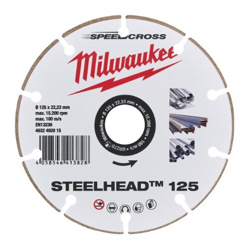  Professional Blades Milwaukee Diamant-Trennscheibe DH STEELHEAD 125 mm 12465461