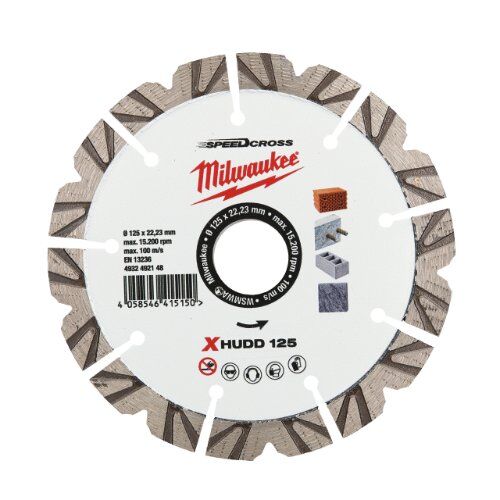  Premium SpeedCross Sägeblätter Milwaukee Speedcross Diamanttrennscheibe XHUDD 125mm 12465454