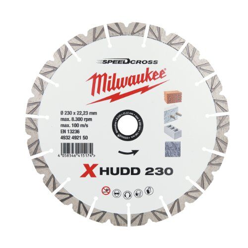  Premium SpeedCross Sägeblätter Milwaukee Speedcross Diamanttrennscheibe XHUDD 230mm 12465450