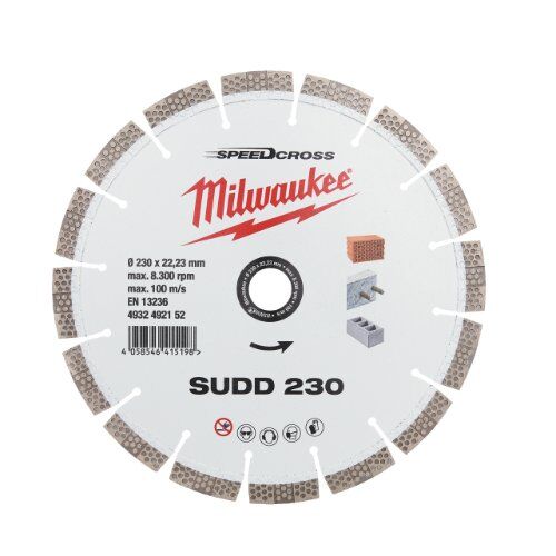  Premium SpeedCross Sägeblätter Milwaukee Speedcross Diamanttrennscheibe SUDD 230mm 12465455