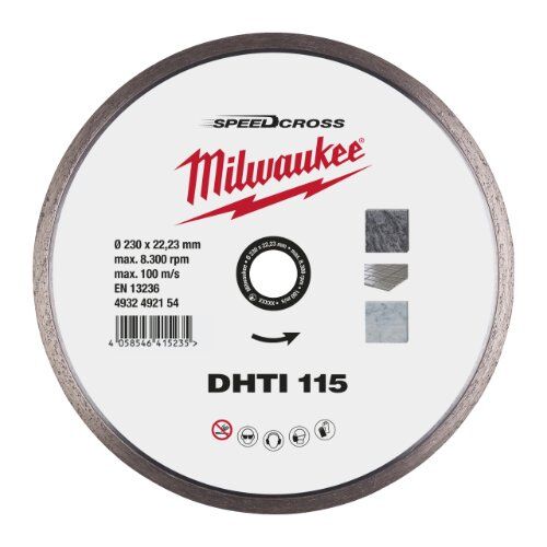  Premium SpeedCross Sägeblätter Milwaukee Speedcross Diamanttrennscheibe DHTi 115mm 12465448