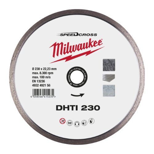  Premium SpeedCross Sägeblätter Milwaukee Speedcross Diamanttrennscheibe DHTi 230 mm 12465449