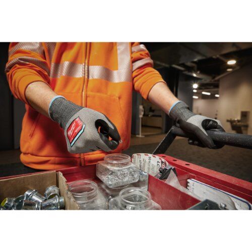  Persönliche Schutzausrüstung Arbeitshandschuhe Milwaukee Hi-Dex Schnittschutzhandschuhe 2/B 8/M (1 Paar) 12464799