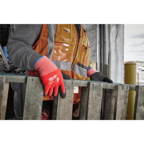  Persönliche Schutzausrüstung Arbeitshandschuhe Milwaukee Kälte-Schnittschutzhandschuhe 2/B 7/S (1 Paar) 12464814