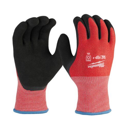  Persönliche Schutzausrüstung Arbeitshandschuhe Milwaukee Kälte-Schnittschutzhandschuhe 2/B 9/L (1 Paar) 12464812