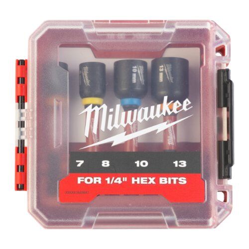  Steckschlüssel Milwaukee SHOCKWAVE Steckschlüssel Hex Set (4-tlg.) 12465036