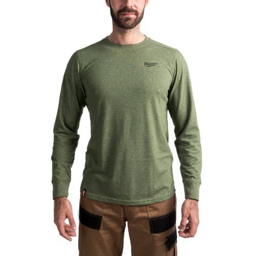  Funktions-T-Shirts Milwaukee Hybrid-Shirt HTLSGN-S lang grün 12464664