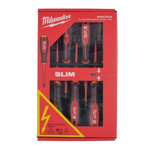  VDE Schraubendreher Milwaukee Tri-Lobe VDE Schraubendreher PZ SET -7PCS 12464524