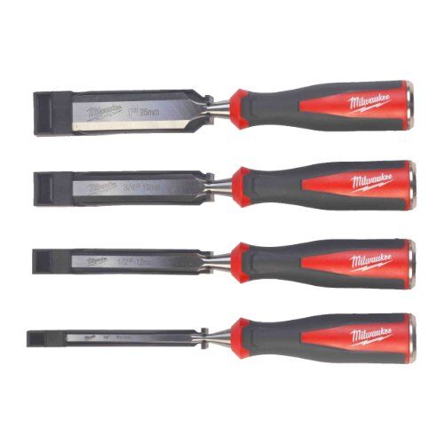  Hämmer und Nageleisen Milwaukee Stechbeitel-Set 4-tlg. 12464437