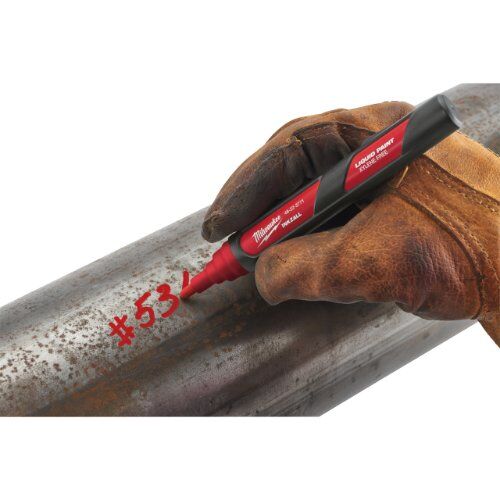  Messen und Markieren Markieren Milwaukee Lackmarker INKZALL, rot permanent 12464485