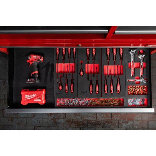  Schaumstoffeinsätze Milwaukee Schaumstoffeinl.-Füllstück 1/3 für 117 cm 12464594