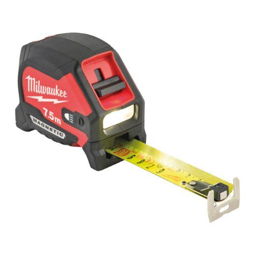 Premium magnetisch Milwaukee LED-Bandmaß 7,5m/25 ft 12464487  Premium magnetisch Milwaukee LED-Bandmaß 7,5m/25 ft 12464487
