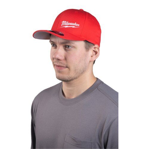  Kopfbedeckung und Mundschutz Milwaukee Baseball Kappe BCSRD-L/XL rot 12464610