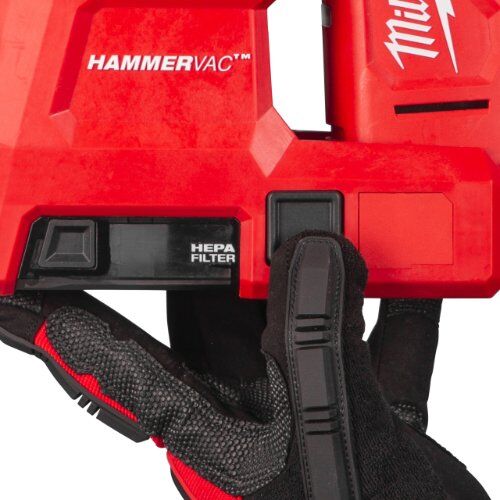  Staubabsaugungen Milwaukee Akku-Absaugvorrichtung M18FCDDEXL-0, für 26 mm SDS-plus-Hämmer mit Autopulse 12463501