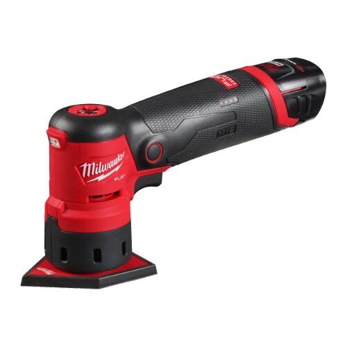  Akkugeräte Exzenterschleifer Milwaukee Akku-Punktschleifer M12FDSS-422X, incl. 2 Akkus, Ladegerät, HD Box 12463573
