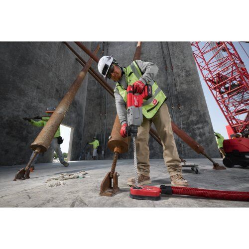  Staubabsaugungen Milwaukee Staubabsaugung für 32 mm SDS-plus Hammer mit D-Griff und Autopulse M18 FDDEL32-0 12463503