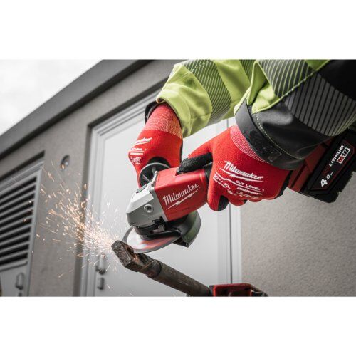  Schleifer 125 mm Milwaukee Akku-Winkelschleifer M18BLSAG125X-0XD-Box 12463536