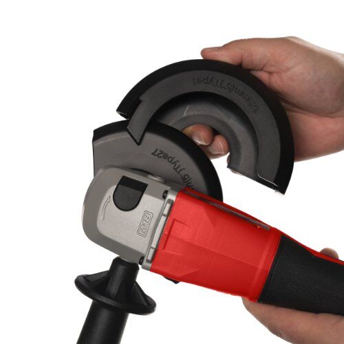  Schleifer 125 mm Milwaukee Akku-Winkelschleifer M18BLSAG125XPD-402X, mit Paddelschalter 125 mm, mit 2 x Akku, Ladegerät, HD-Box 12463530