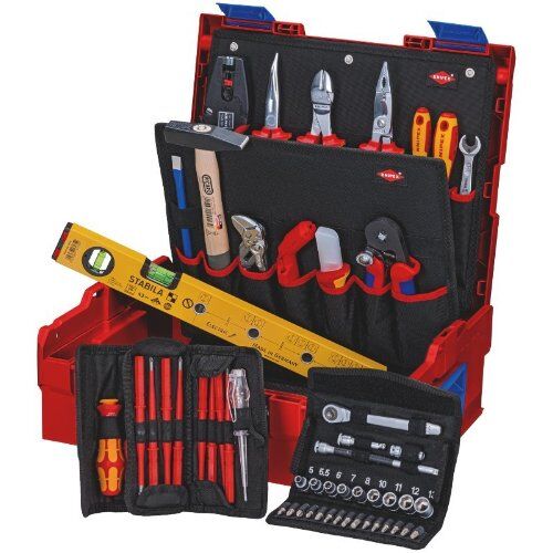 Werkzeugsortimente KNIPEX L-BOXX® leer KNIPEX 00 21 19 LB E L-BOXX® Elektro 63-teilig 12380998