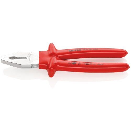  Kombizangen Kombizangen KNIPEX 03 07 250 Kombizange tauchisoliert, VDE-geprüft verchromt 250 mm 12381011