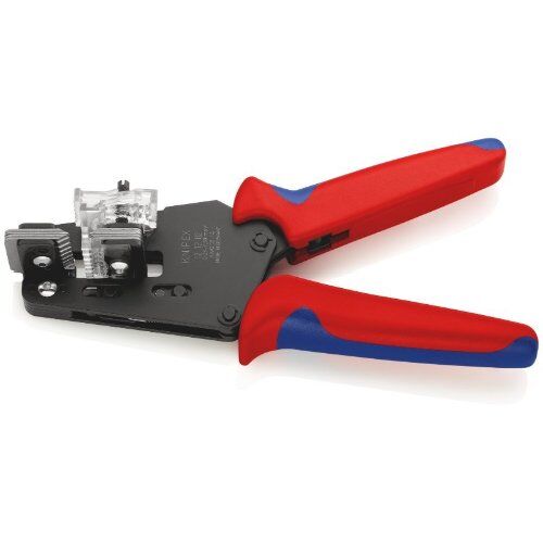  Präzisions-Abisolierzangen mit Formmessern KNIPEX 12 12 02 Präzisions-Abisolierzange mit Formmessern mit Mehrkomponenten-Hüllen brüniert 195 mm 12380341