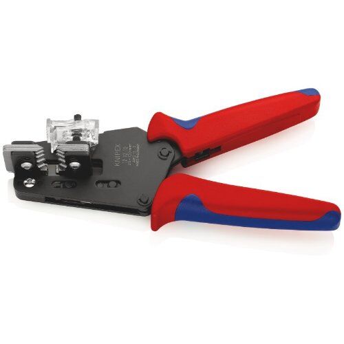  Präzisions-Abisolierzangen mit Formmessern KNIPEX 12 12 10 Präzisions-Abisolierzange mit Formmessern mit Mehrkomponenten-Hüllen brüniert 195 mm 12380333
