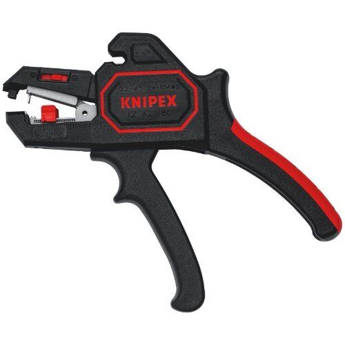  Abisolierzangen und Abmantelungswerkzeuge Automatische Abisolierzange KNIPEX 12 62 180 SB Automatische Abisolierzange  180 mm 12380351