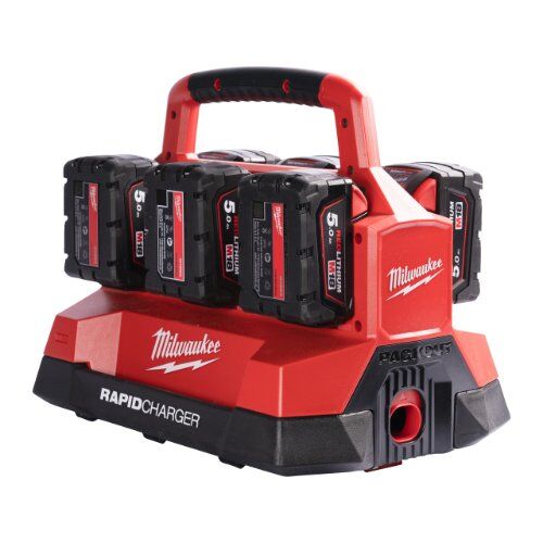  Akkus und Ladegeräte Ladegeräte Milwaukee PACKOUT Schnellladegerät 6-fach 12463409