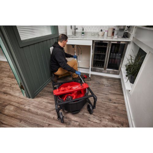  Stationäre Trommelmaschinen Milwaukee Hochgeschwindigkeits-Rohrreiniger mit flexibler Welle M18HSFSM-0 12463454