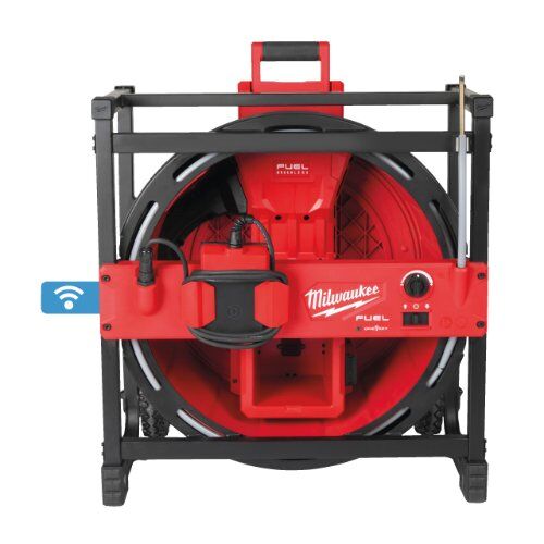  Stationäre Trommelmaschinen Milwaukee Hochgeschwindigkeits-Rohrreiniger mit flexibler Welle M18HSFSM-0 12463454