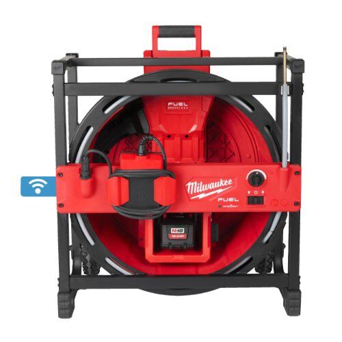  Stationäre Trommelmaschinen Milwaukee Hochgeschwindigkeits-Rohrreiniger mit flexibler Welle M18HSFSM-122 12463452