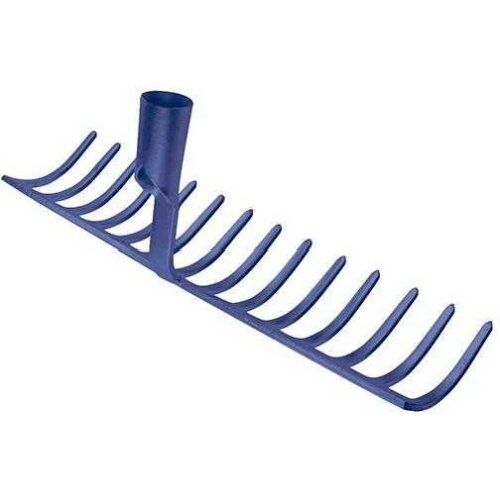  Idealspaten Rechen SIEGER-Straßenrechen, leichte Ausführung, blau, konische Dülle 12379903